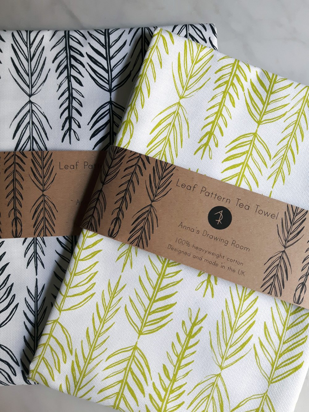 Leaf-pattern-Tea-towels-both-packaged