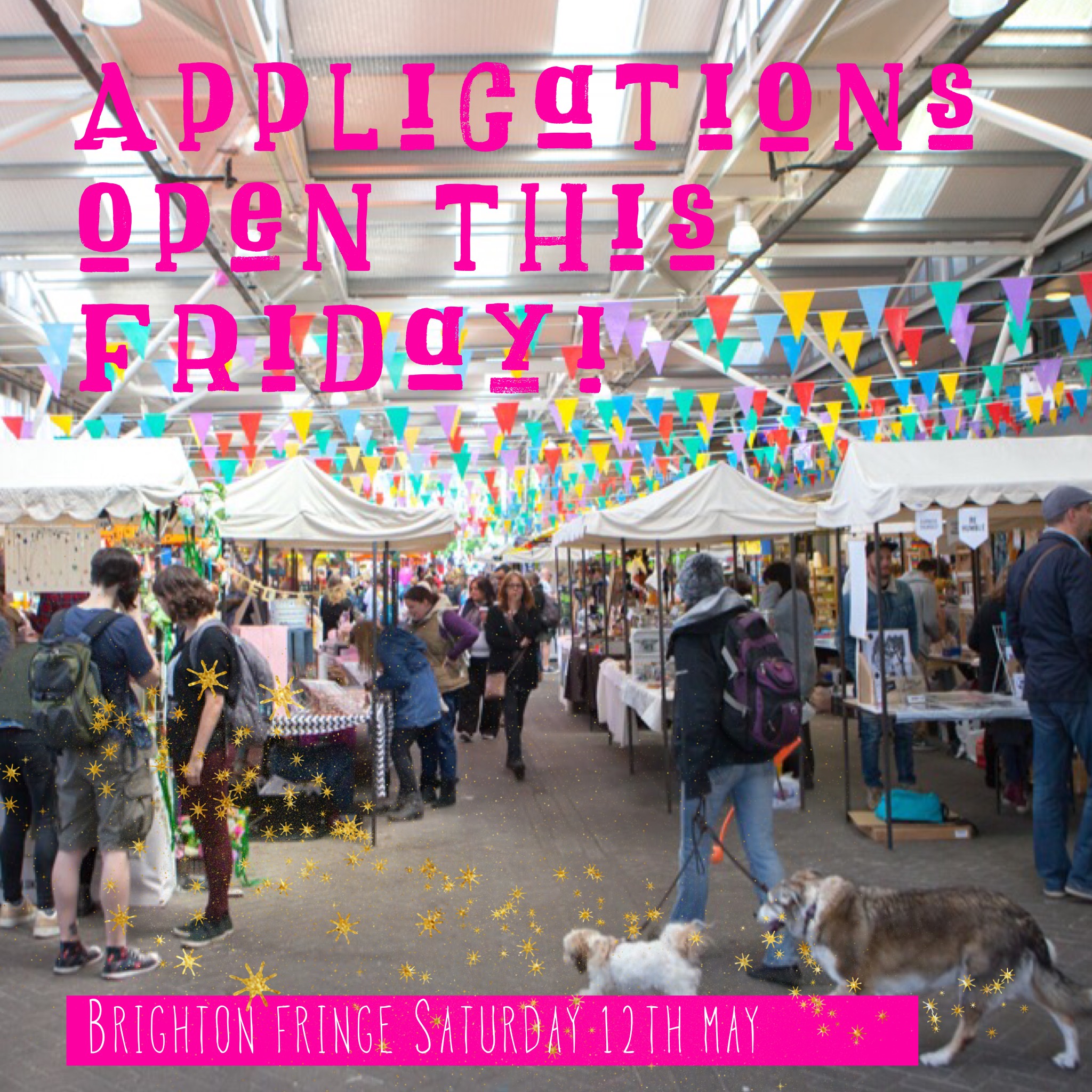 Stall Holder Applications for our Brighton Fringe Fair Open This Friday