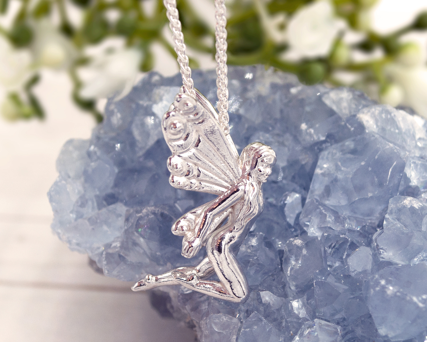 fairy necklace - Jade silver designs jewellery