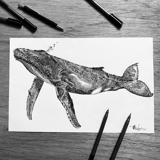 TG Textiles whale art